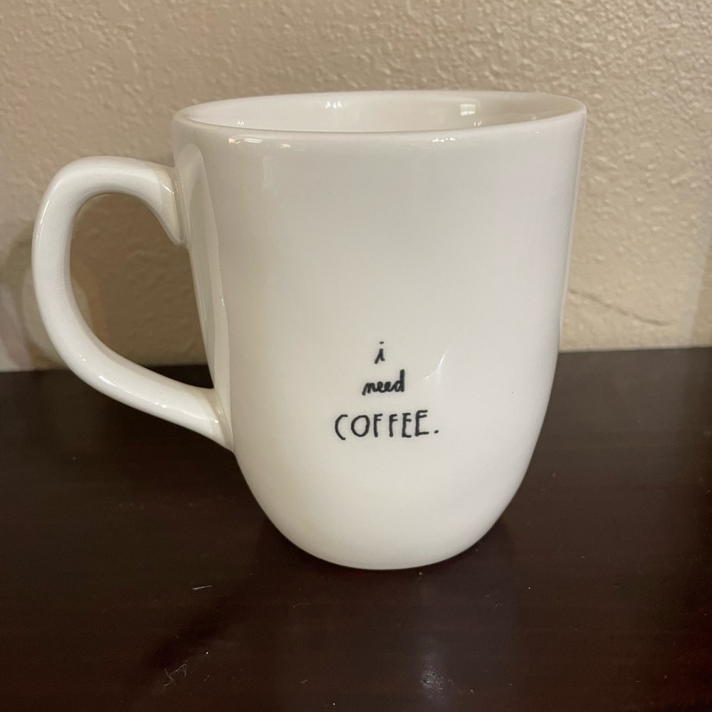 New Rae Dunn I NEED COFFEE Mug
